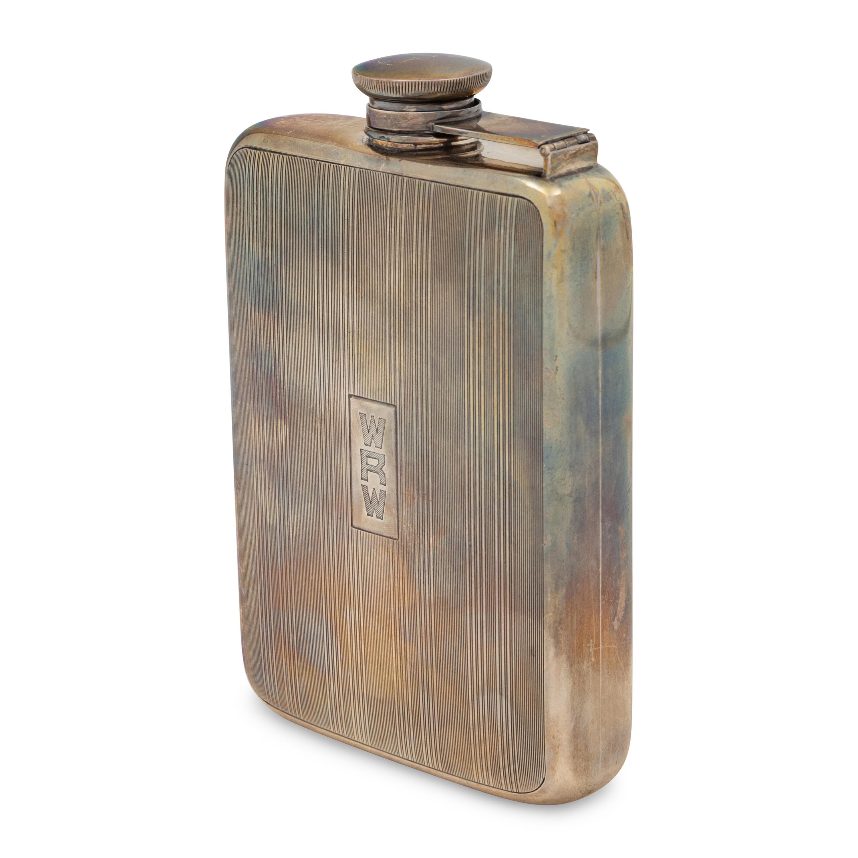 An American Silver Flask
