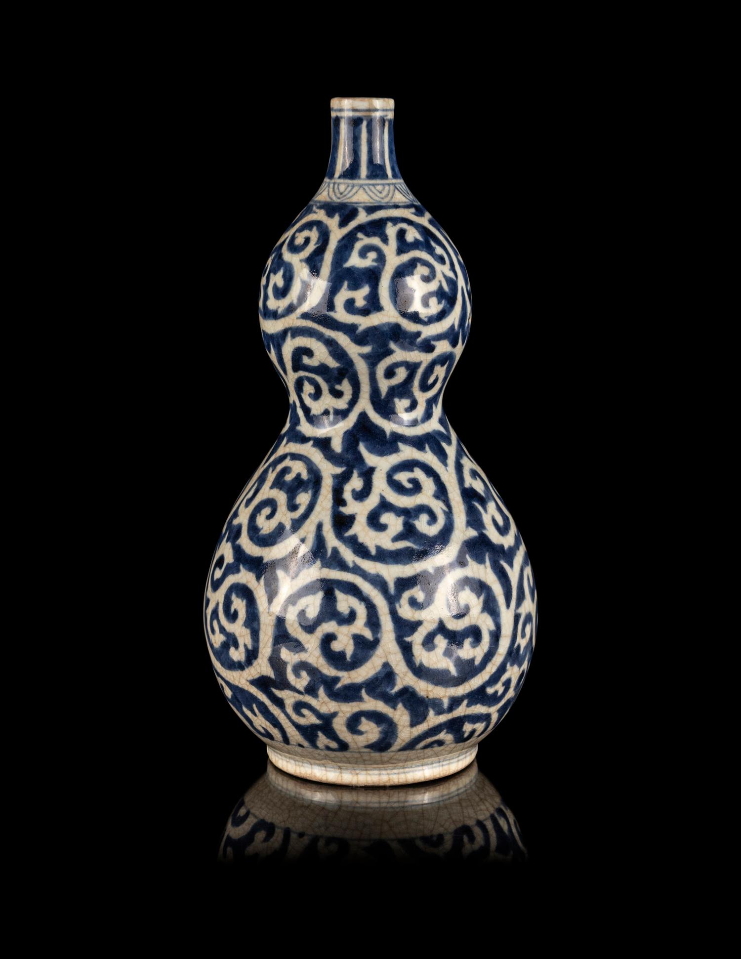 A Japanese Blue and White Porcelain Vase