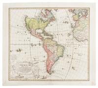 HOMANN HEIRS. Americae Mappa generalis. Nuremberg, 1746 or later.