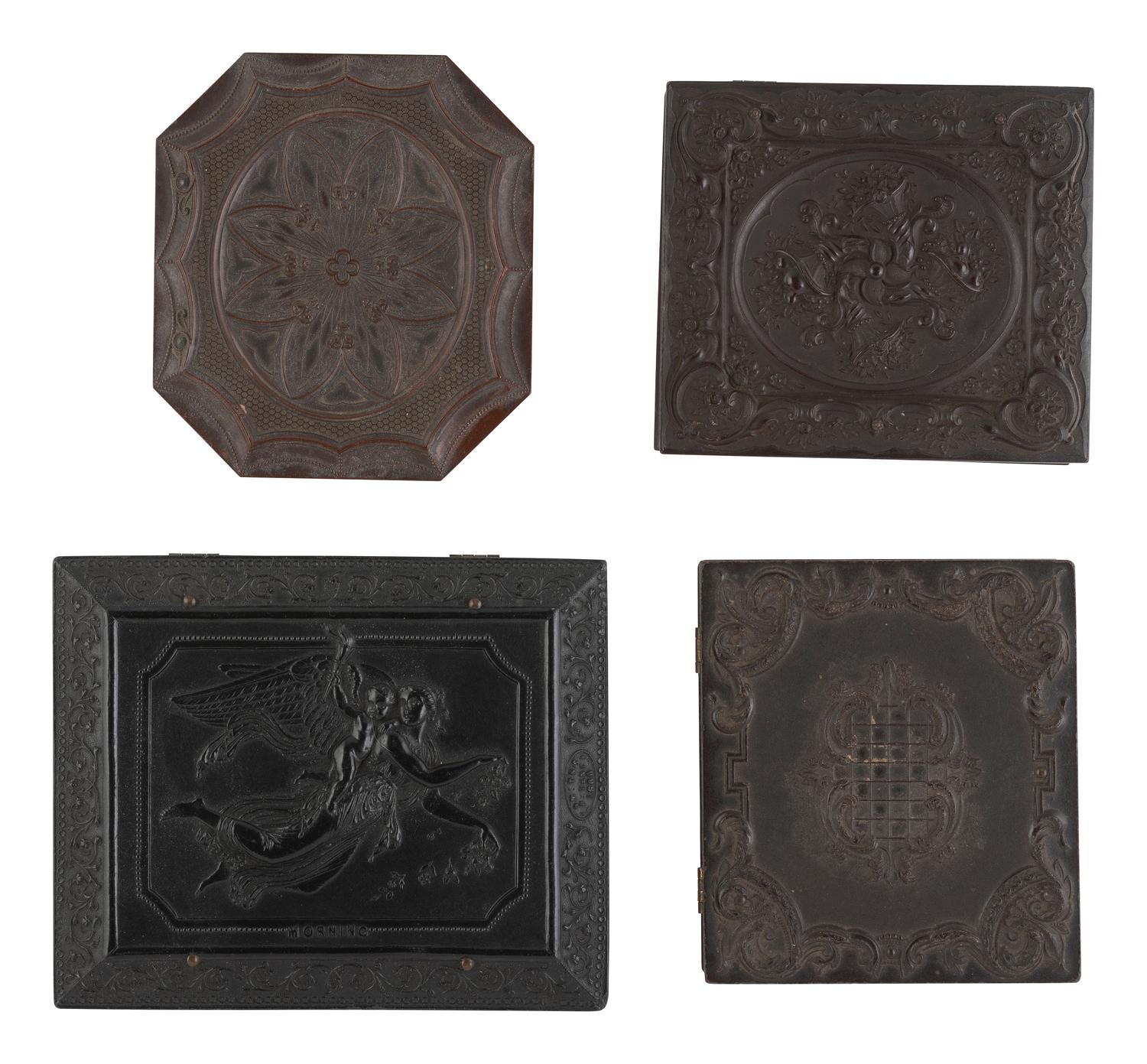 [EARLY PHOTOGRAPHY]. Assorted images, some in Union cases, incl. a remarkable pair of ambrotypes.
