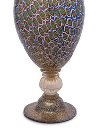 A Contemporary Murano Glass Millefiori Vase