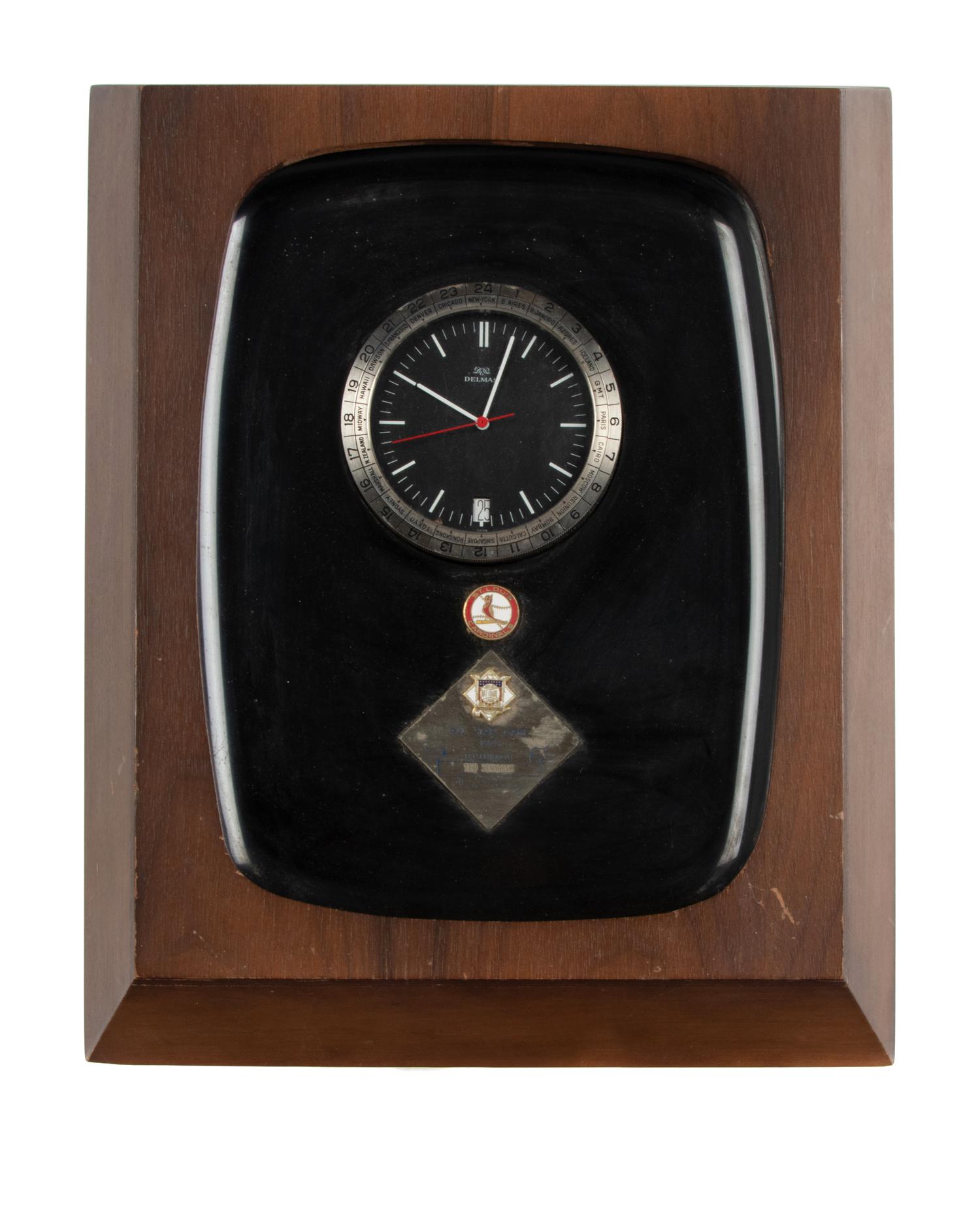A 1973 All-Star Award Clock from The Collection of Baseball Hall of Famer Ted Simmons