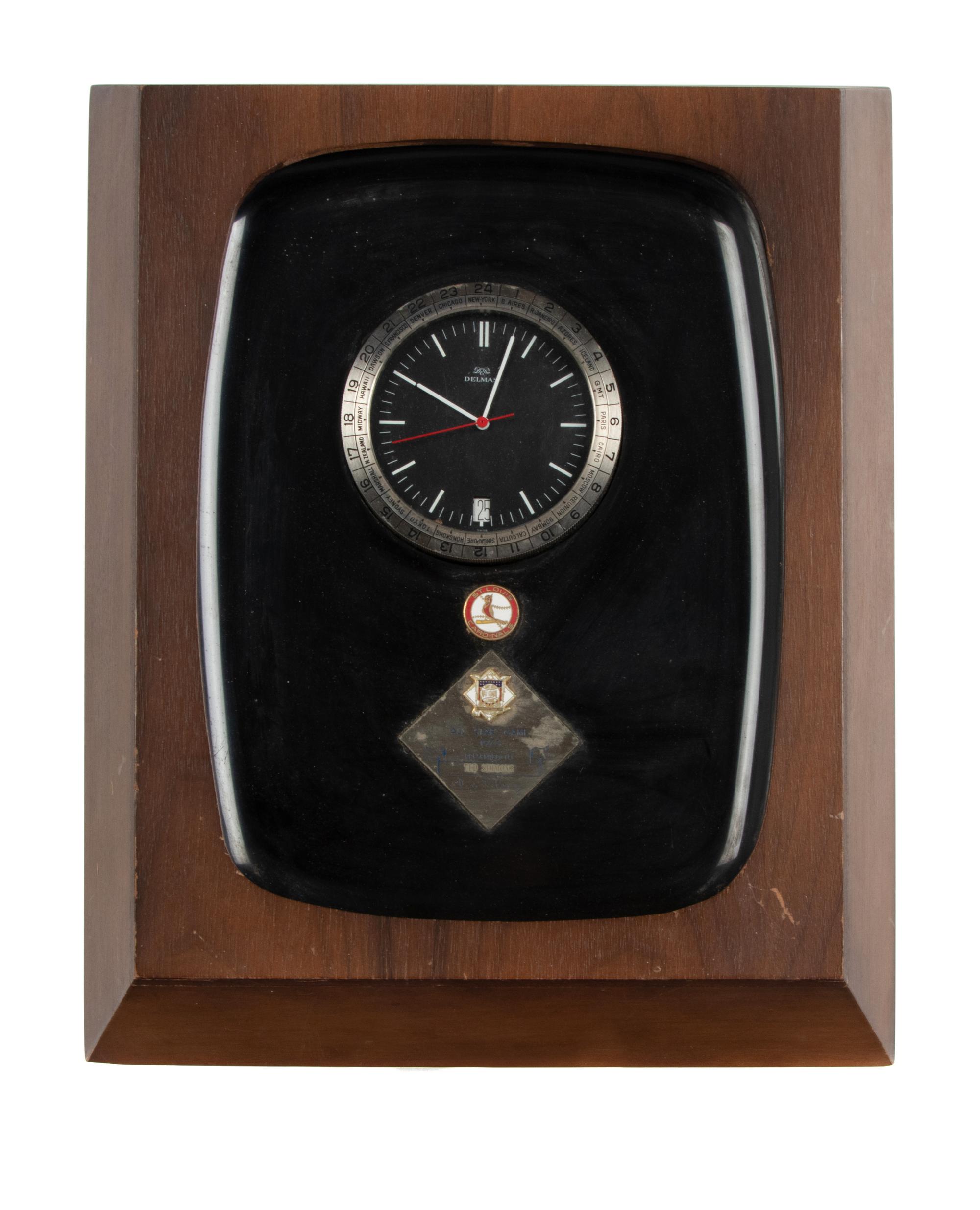 A 1973 All-Star Award Clock from The Collection of Baseball Hall of Famer Ted Simmons