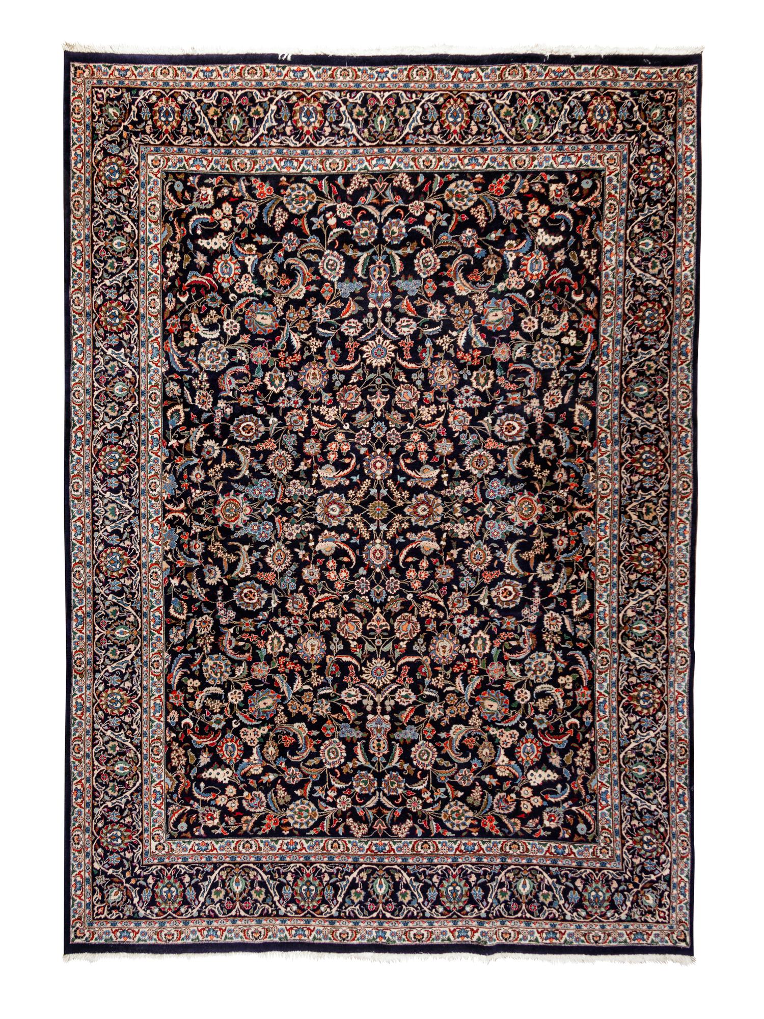 A Kashan Wool Rug