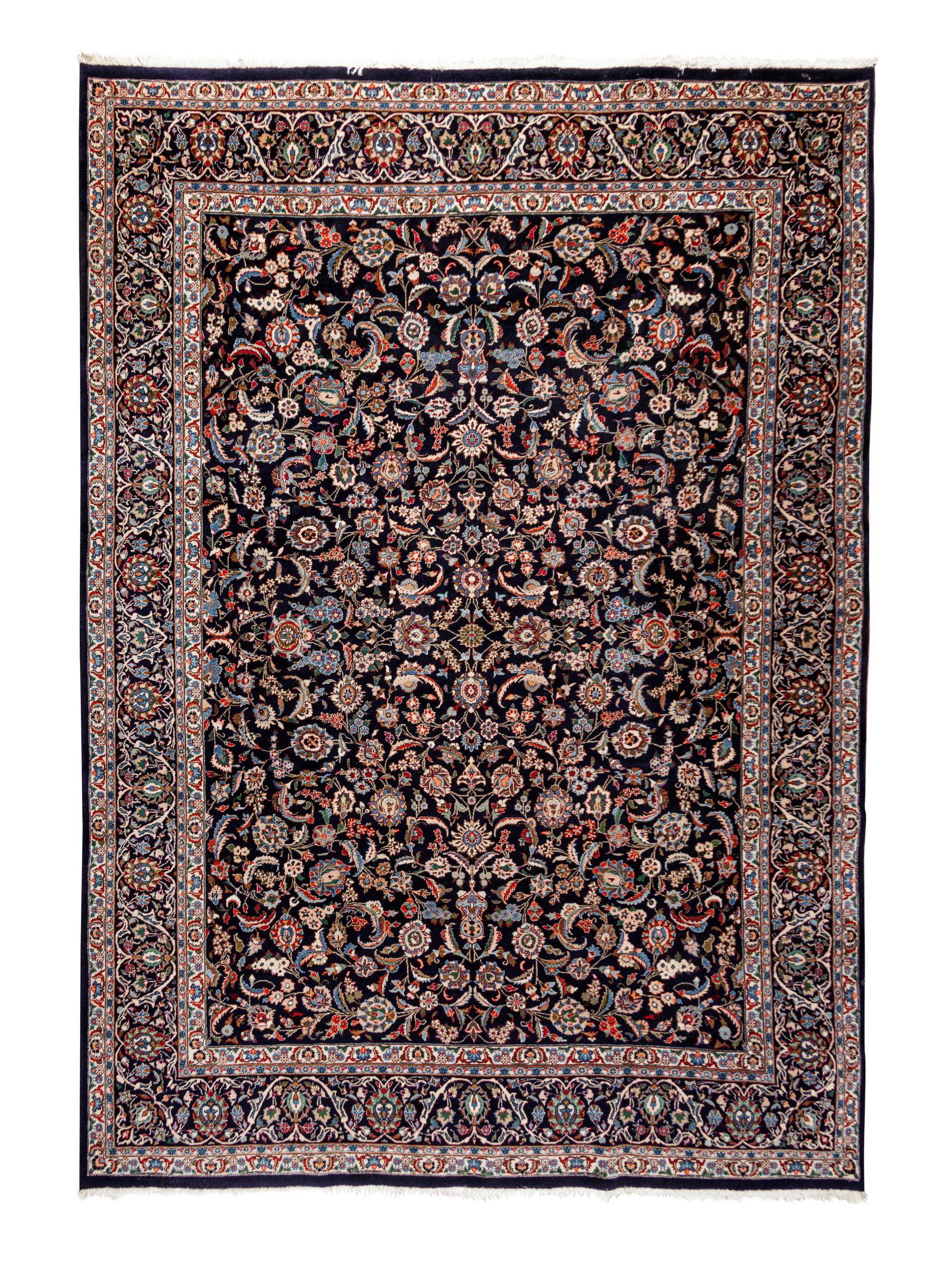 A Kashan Wool Rug