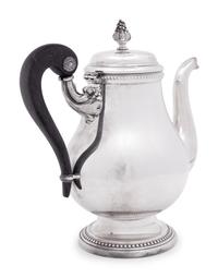 A Christofle Silver-Plate Coffee Pot