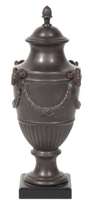 A Neoclassical Bronze Urn Height 20 1/2 inches. — 20TH CENTURY