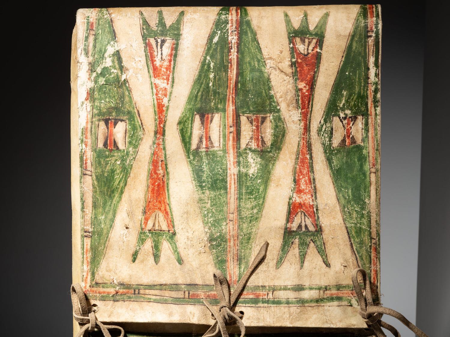 Cheyenne Painted Parfleche Envelope