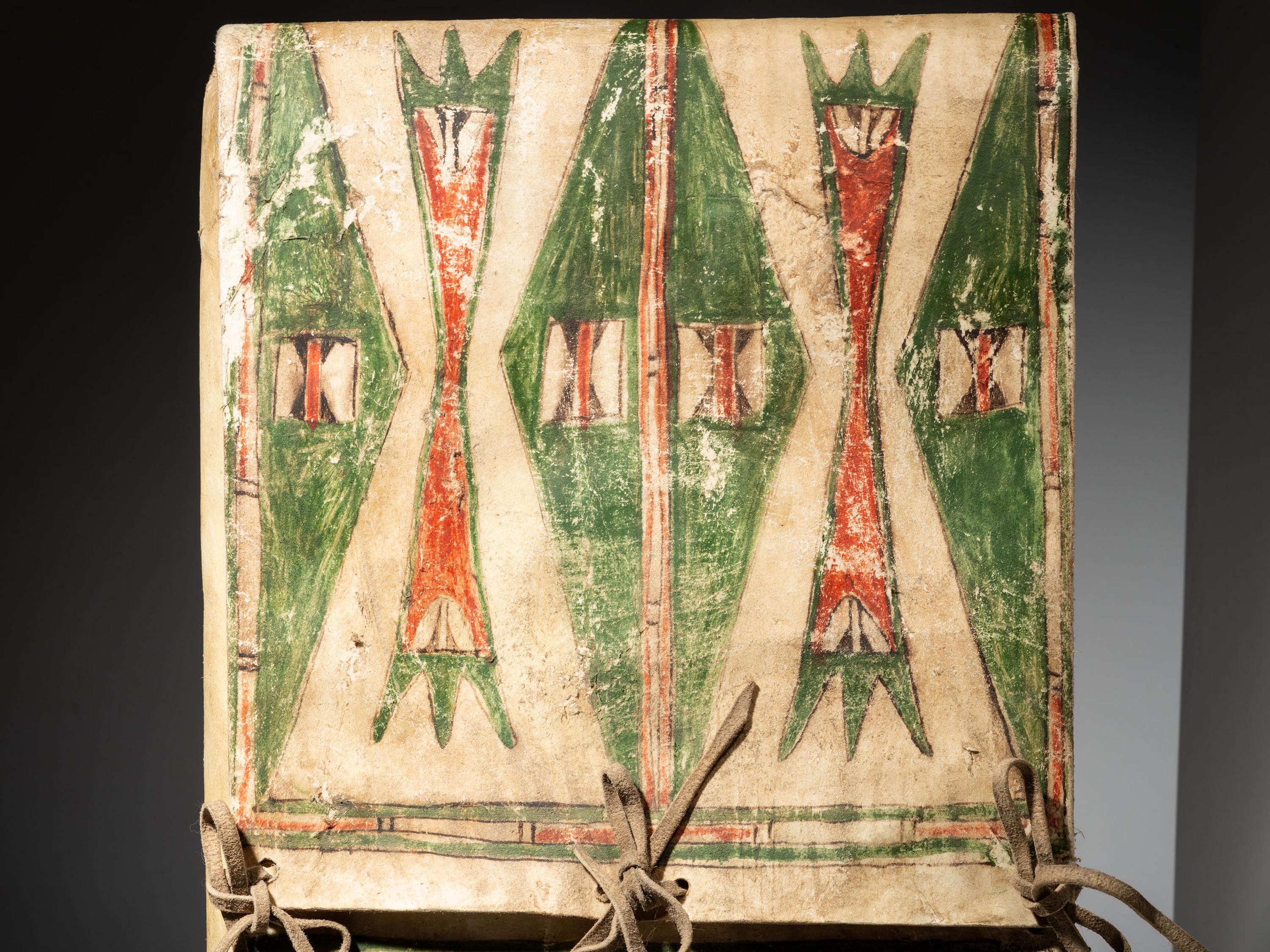 Cheyenne Painted Parfleche Envelope