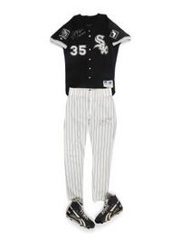 A Frank Thomas Signed Autograph Collection Featuring Chicago White Sox Full Uniform and Reebok Cleats