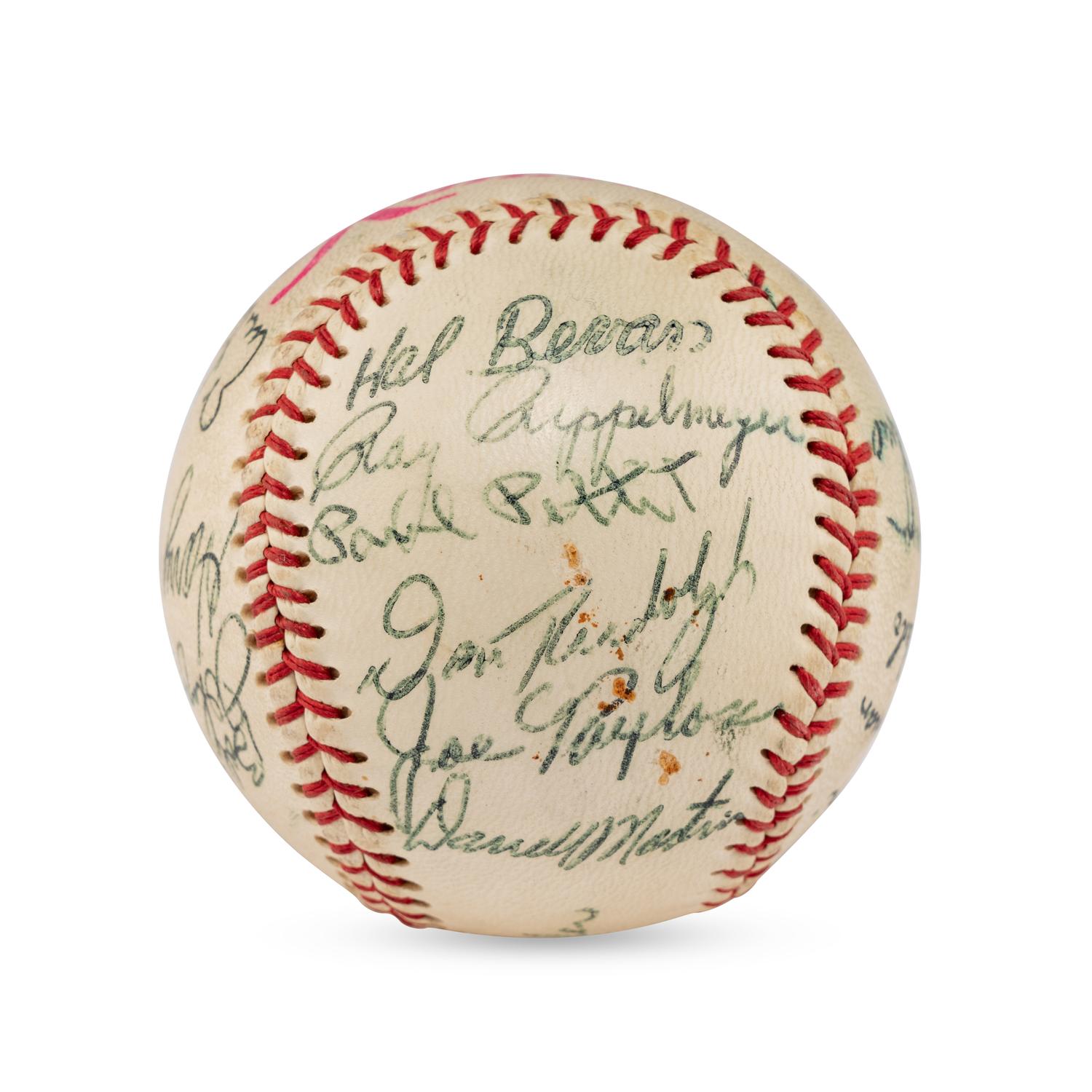 A 1960 Seattle Rainers Team Signed Autograph Baseball