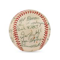 A 1960 Seattle Rainers Team Signed Autograph Baseball