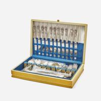 A sterling silver flatware service for twelve in the "Francis I" pattern Reed & Barton, Taunton, MA, 20th century
