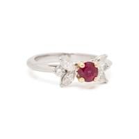 TIFFANY & CO., RUBY AND DIAMOND RING