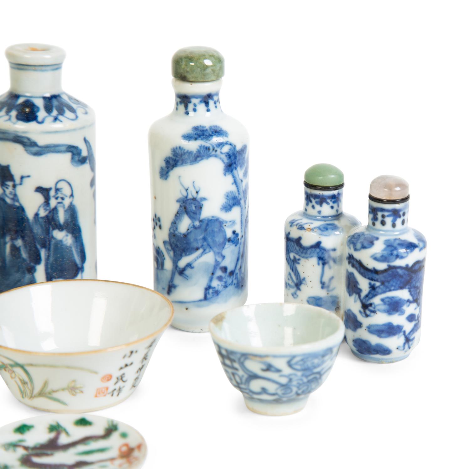 A Group of Eleven Chinese Porcelain Articles — 19TH/20TH CENTURY