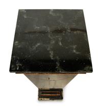 Approved for Donation A Neoclassical Style Marble-Top Pedestal