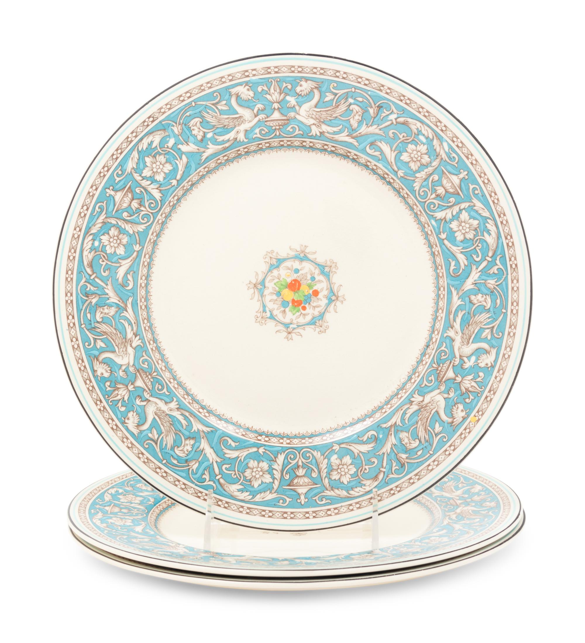 A Wedgwood Florentine Porcelain Dinner Service