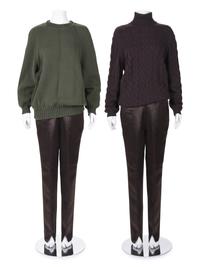 Three Chado Ralph Rucci Items: Two Sweaters and One Pair of Pants, 2000-10s