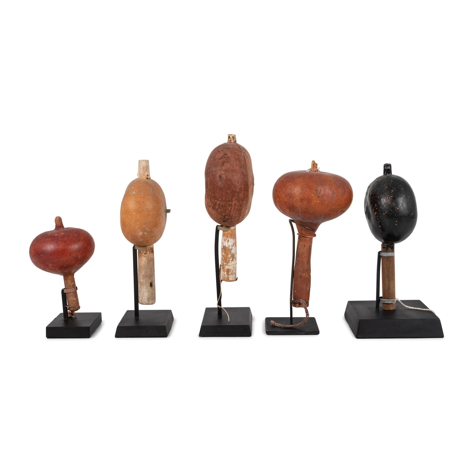 Pueblo Gourd Rattles