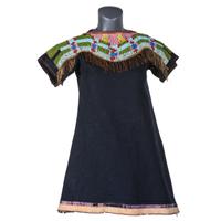 Northern Plains Child's Beaded Trade Wool Dress