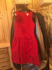 Oscar de la Renta Red Dress, 2000s Size label: 6