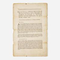 [Americana] [American Revolution] From our General Spring Meeting of Ministers and Elders, held in Philadelphia, for Pennsylvania and New-Jersey...from the 21st of the Third-month to the 24th of the same, inclusive, 1778