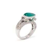 EMERALD AND DIAMOND RING