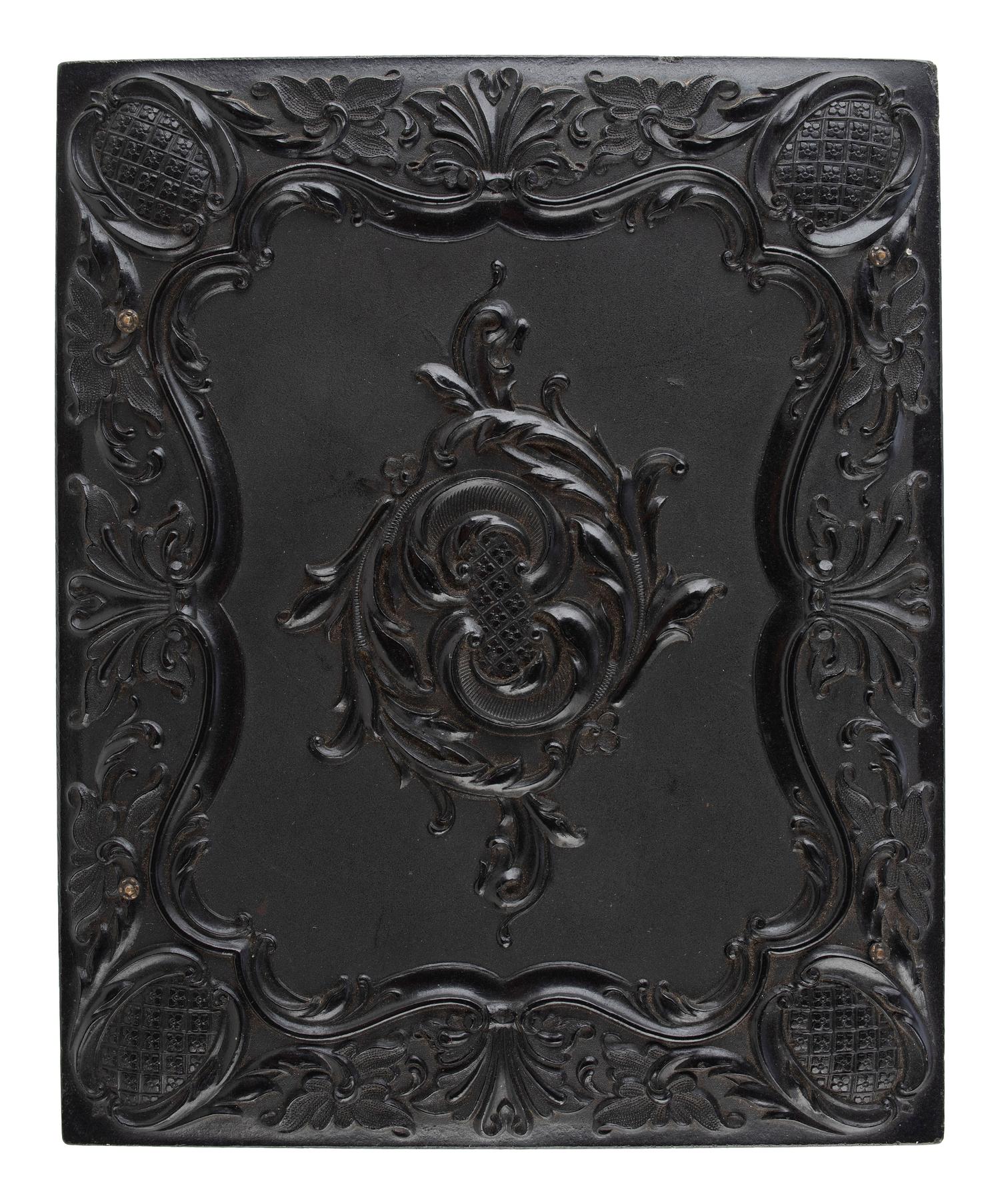 [EARLY PHOTOGRAPHY]. Quarter plate daguerreotype of Boston & Worcester Railroad locomotive, Mercury . [Massachusetts?]: [ca 1847?].