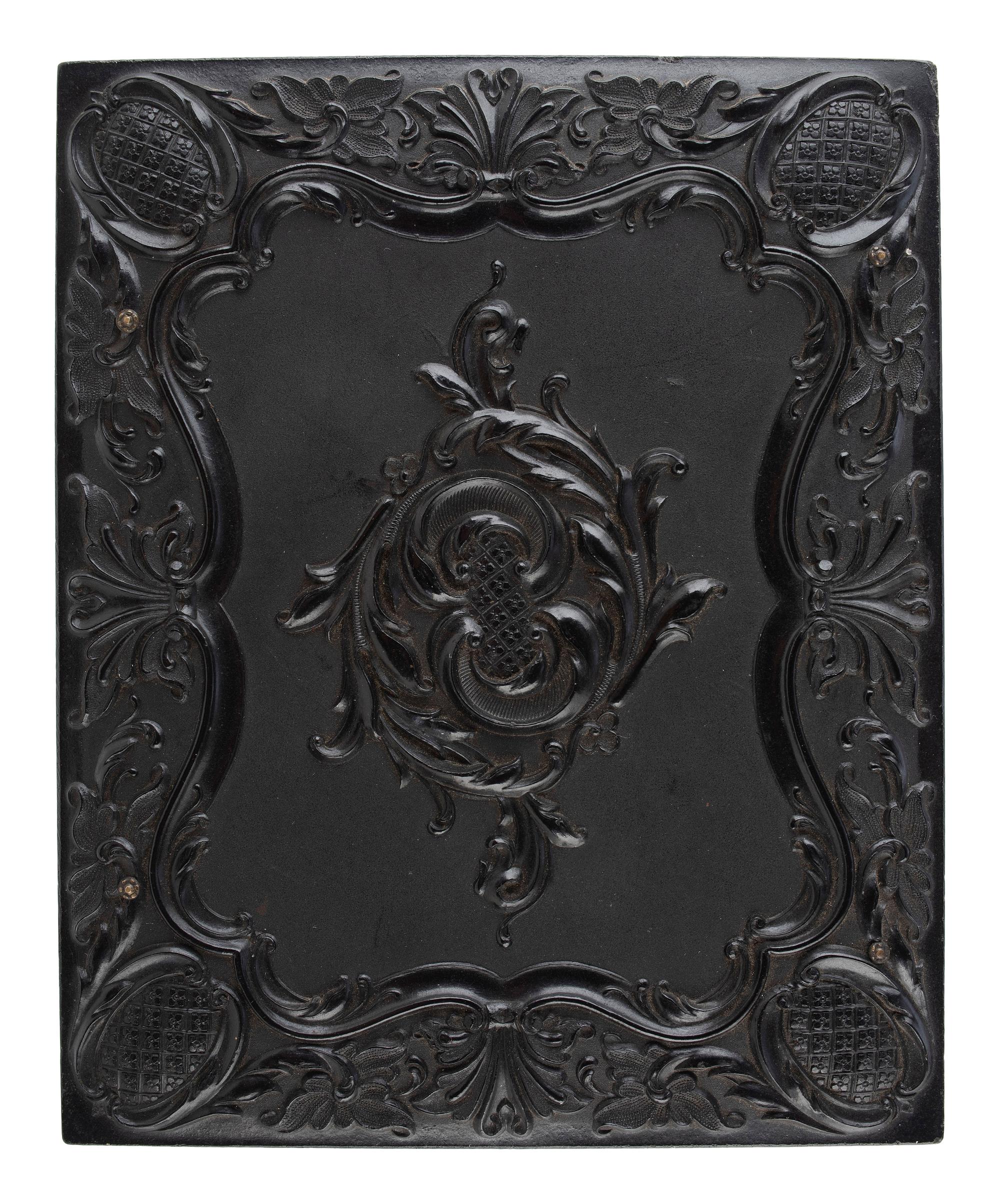[EARLY PHOTOGRAPHY]. Quarter plate daguerreotype of Boston & Worcester Railroad locomotive, Mercury . [Massachusetts?]: [ca 1847?].