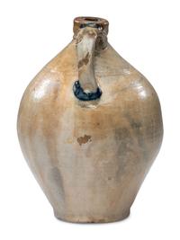 A Jonathan Fenton Cobalt Decorated Stoneware 'Fish' Jug