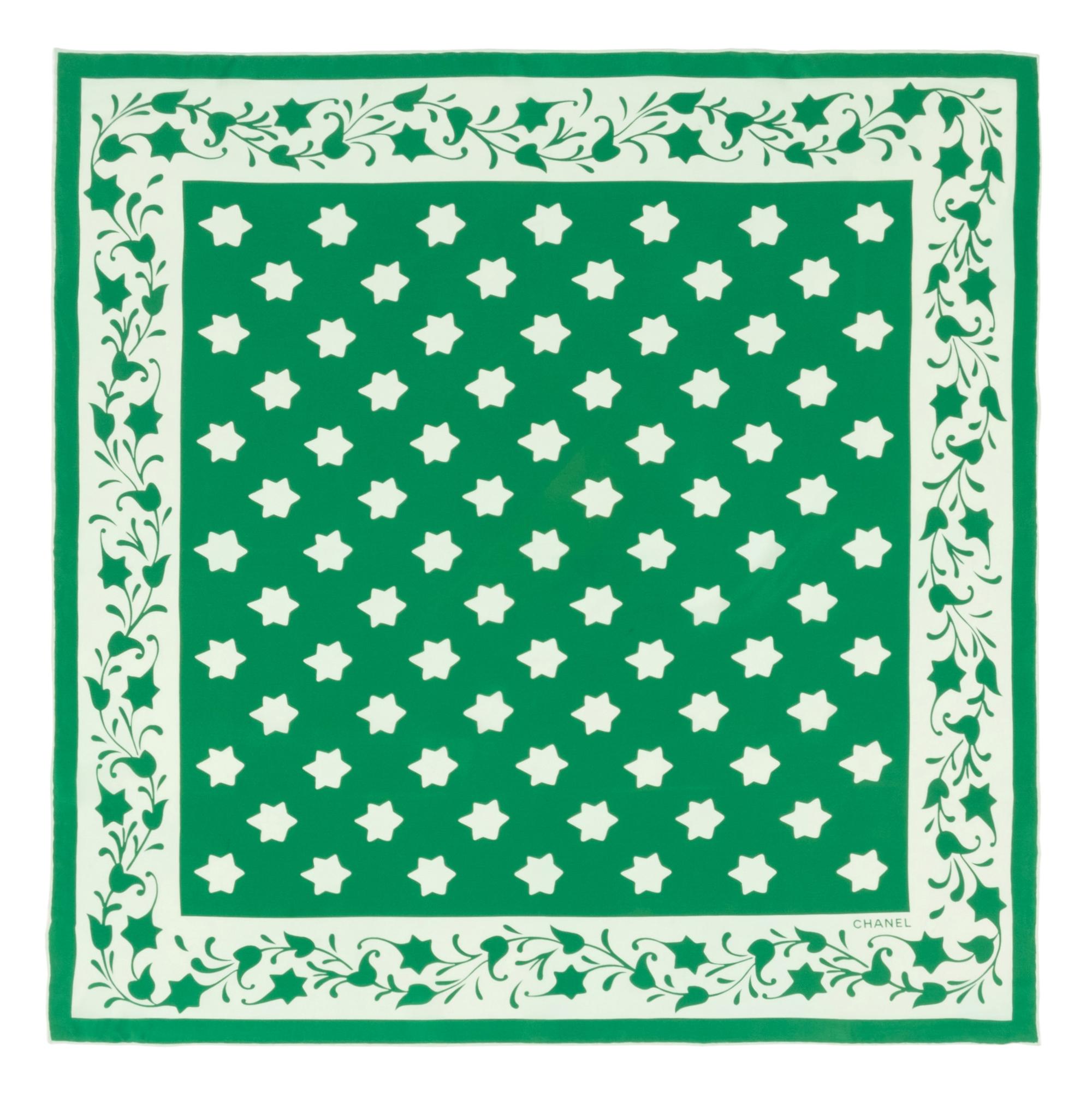 Collection of Seven Designer Silk Scarves, 1970-90s