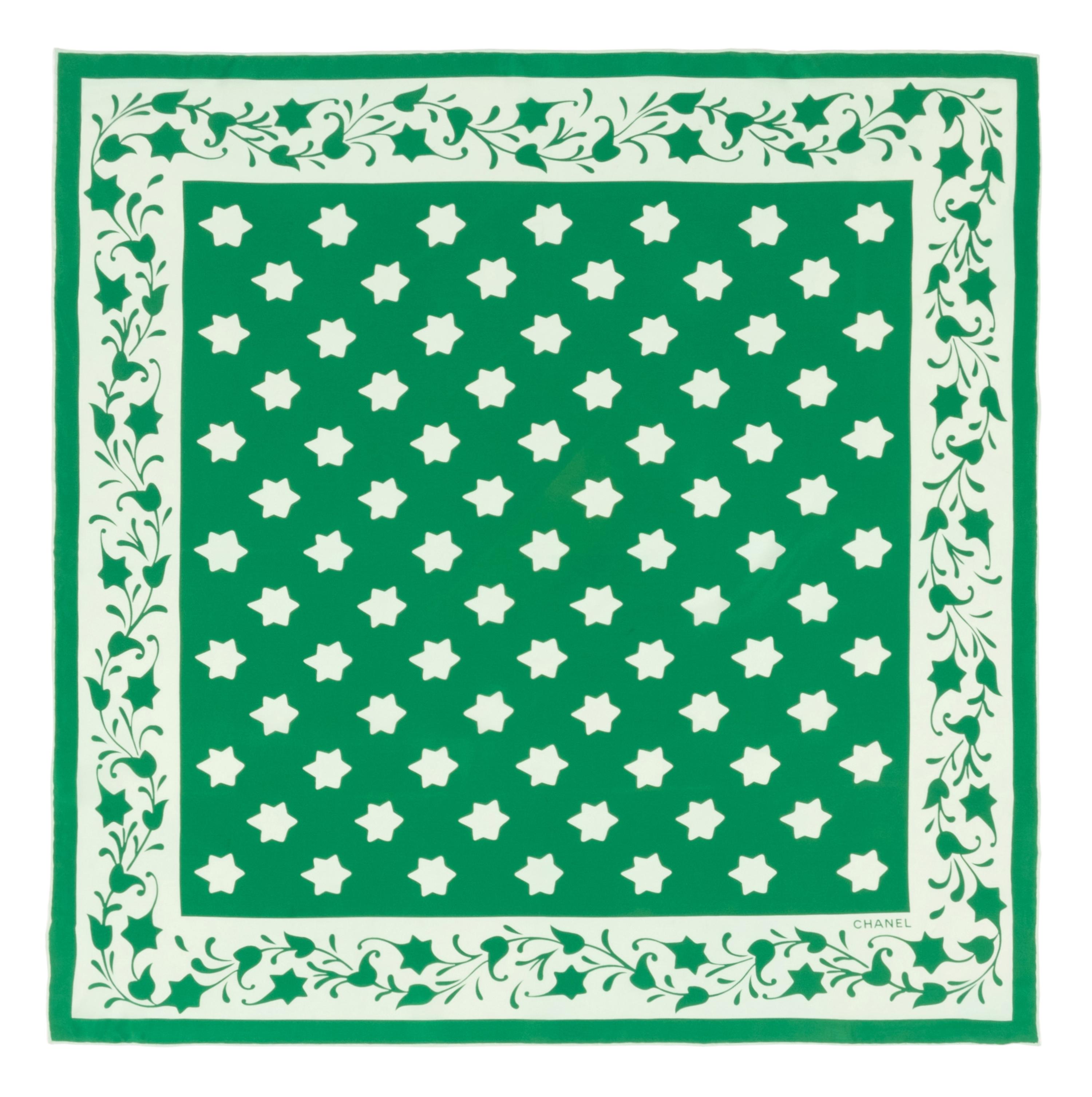 Collection of Seven Designer Silk Scarves, 1970-90s