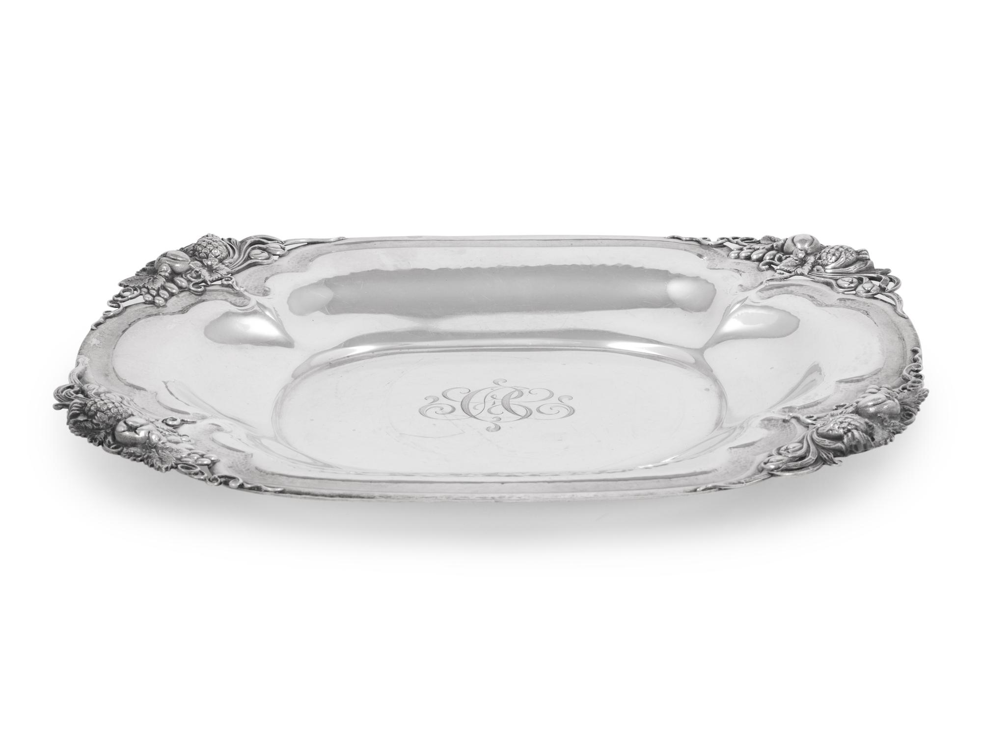 An American Arts and Crafts Silver Serving Dish