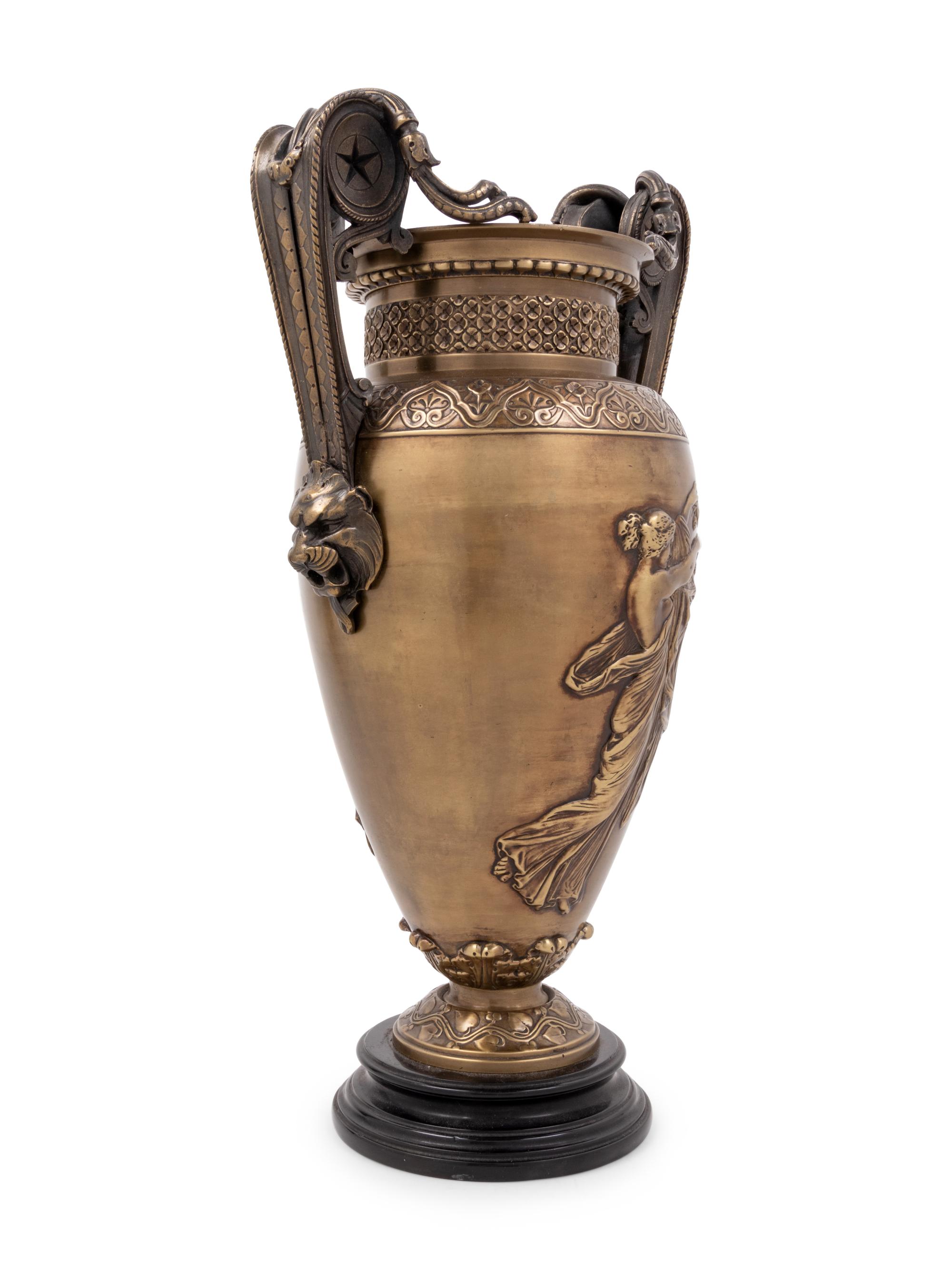 A Neoclassical Bronze Vase