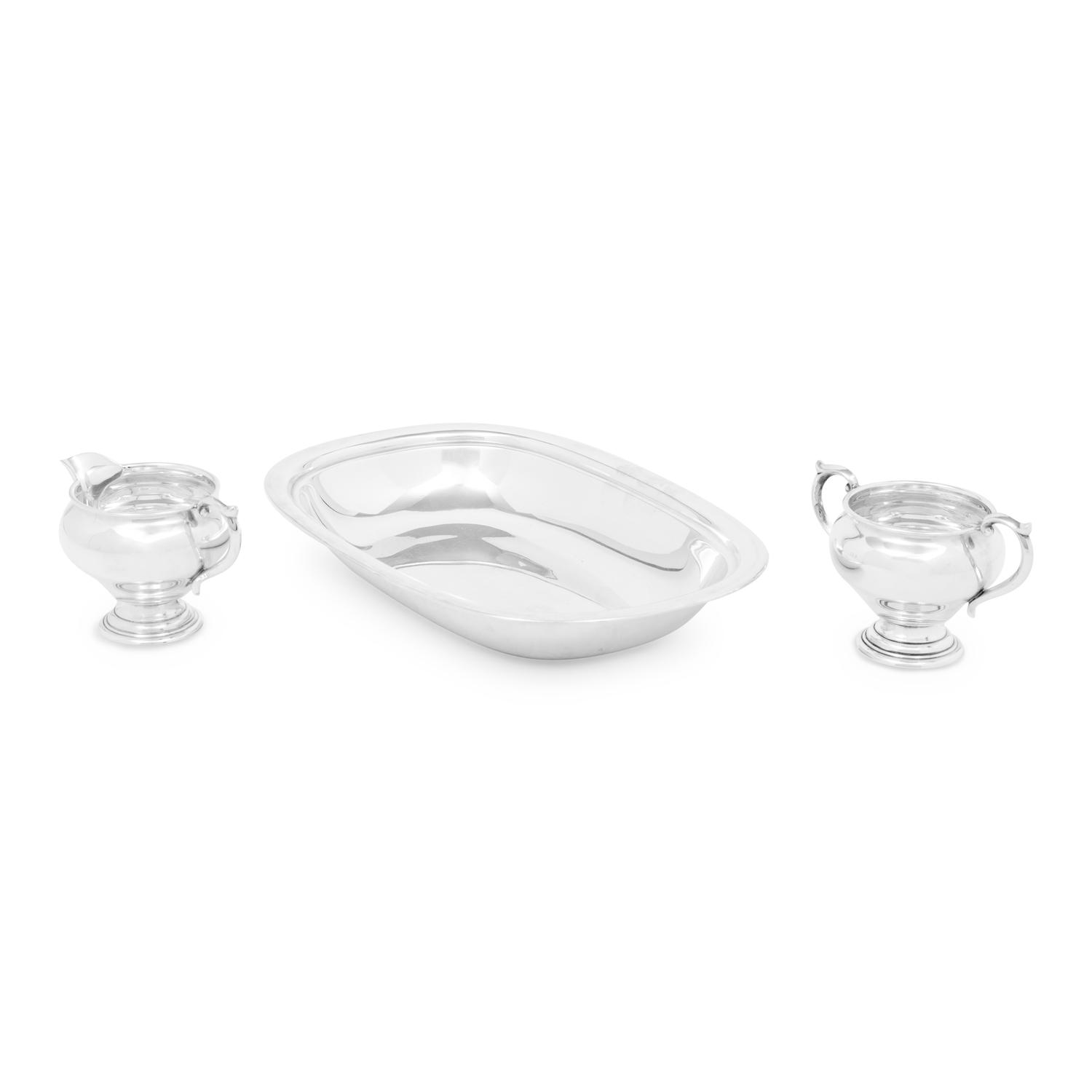 A Group of Three American Silver Table Articles