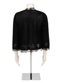 Chanel Knit Cardigan with Lace, Spring 2006