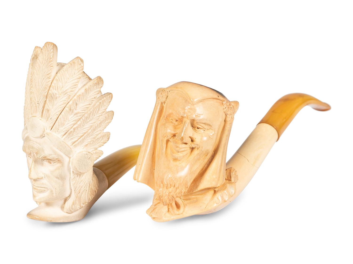 A Collection of Carved Pipes