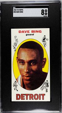 A Group of 12 SGC Graded 1969 Topps Hall of Fame and Rookie Basketball Cards