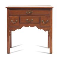 A Chippendale Carved Mahogany Dressing Table