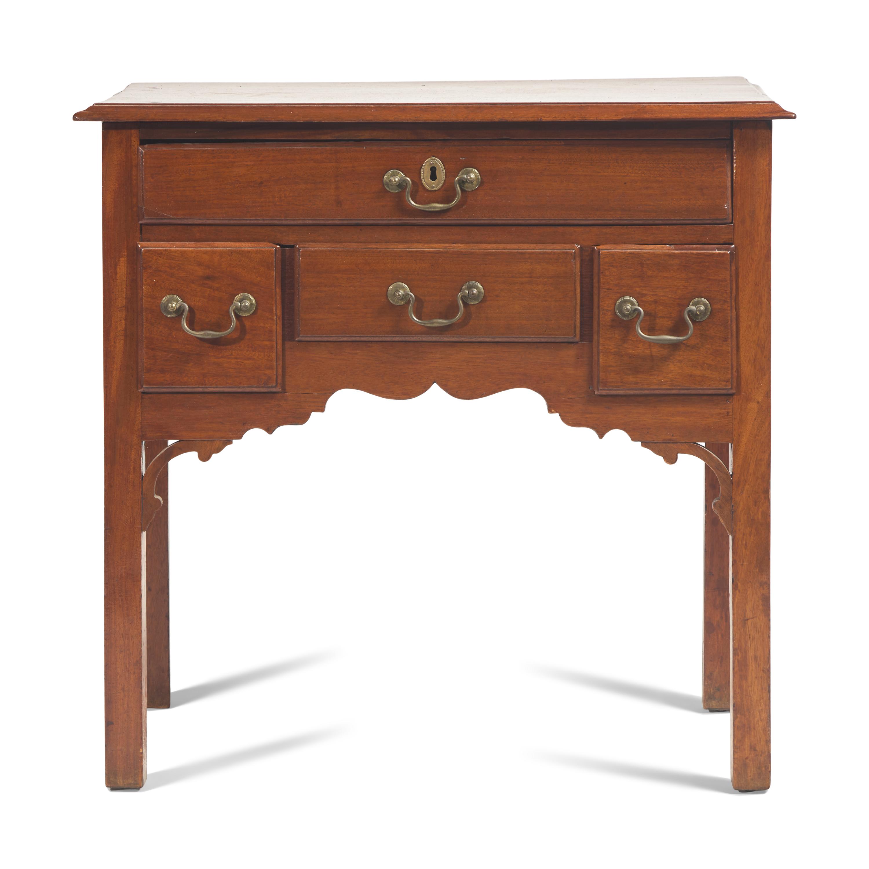 A Chippendale Carved Mahogany Dressing Table