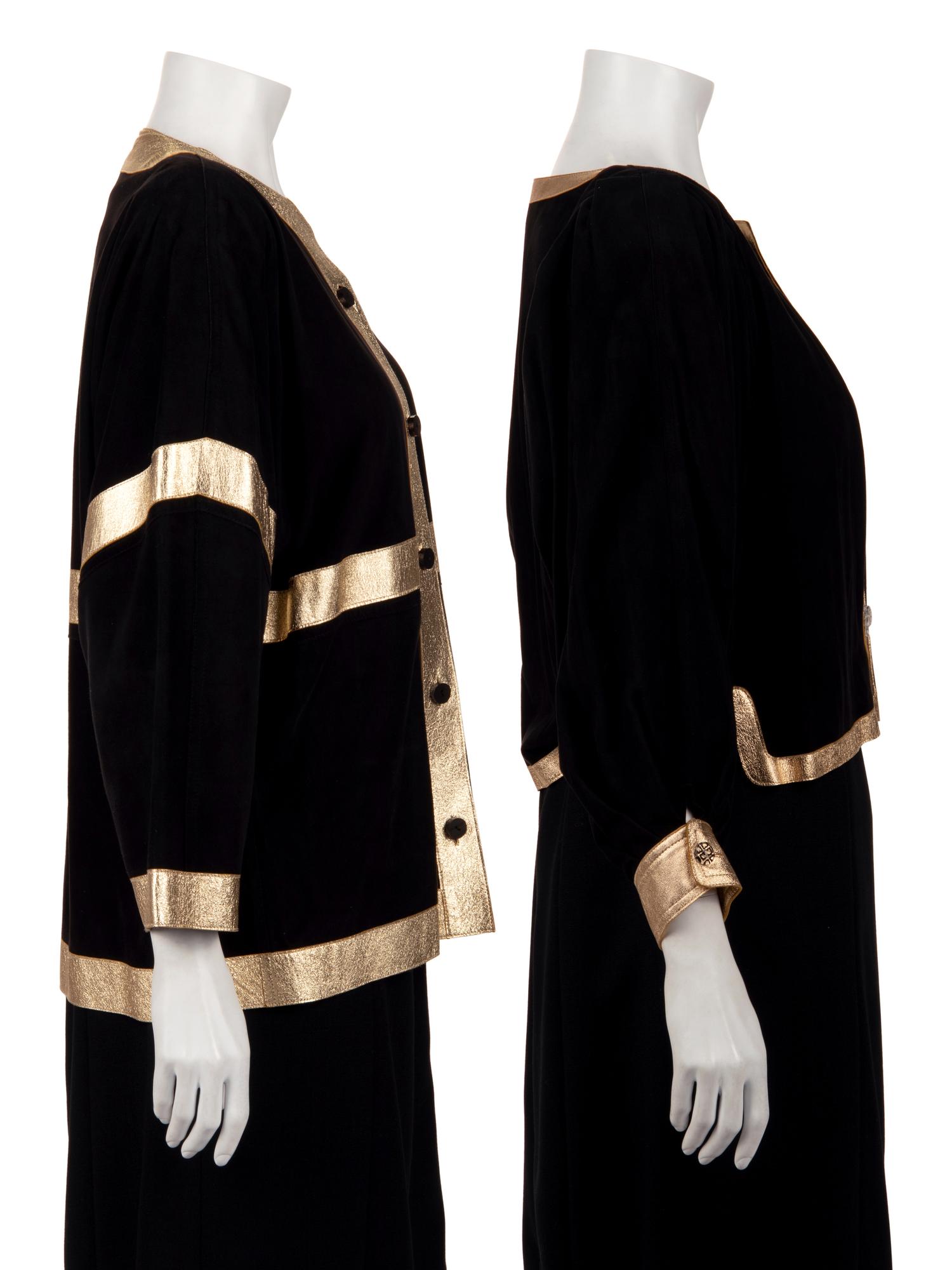 Three Jean Muir Suede Jackets, 1980s