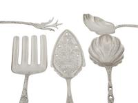 A Group of American Silver Serving Articles