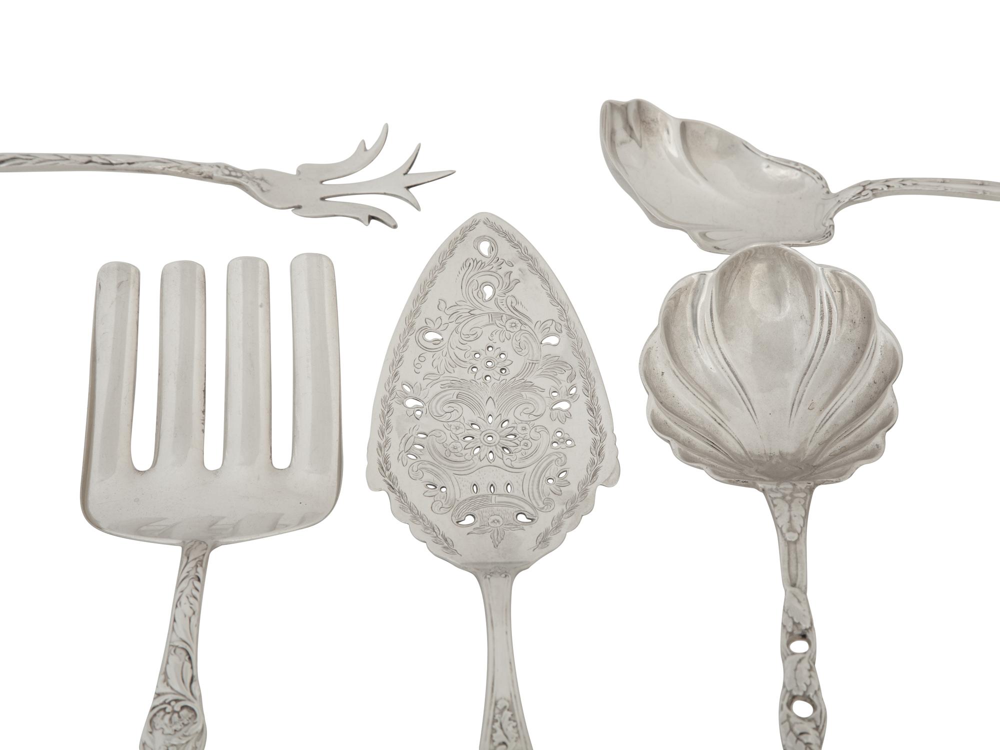 A Group of American Silver Serving Articles
