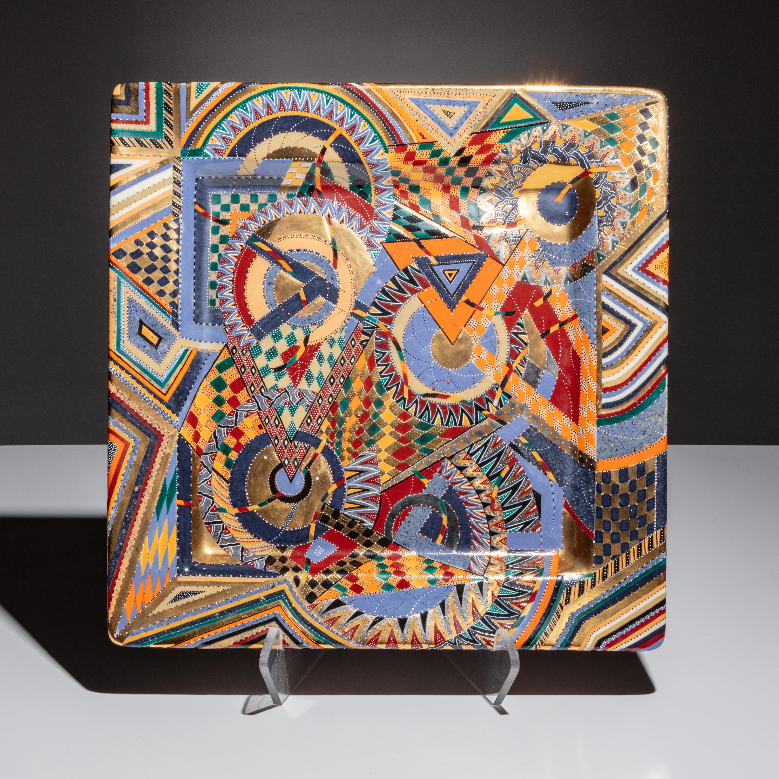 Ralph Bacerra (American, 1938–2008) — Ceramic Charger, 2004