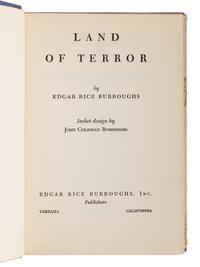 BURROUGHS, Edgar Rice (1875-1950). Back to the Stone Age. Tarzana: Edgar Rice Burroughs, Inc., 1936.