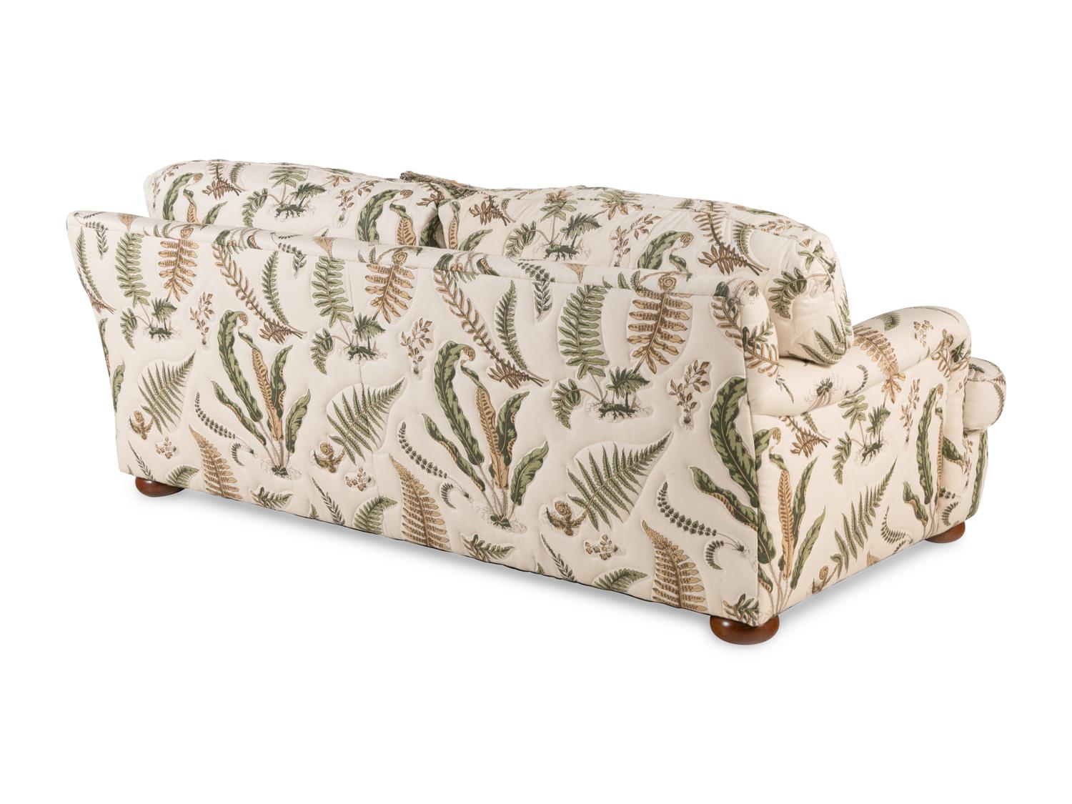 A Pair Custom Quilted Sofas