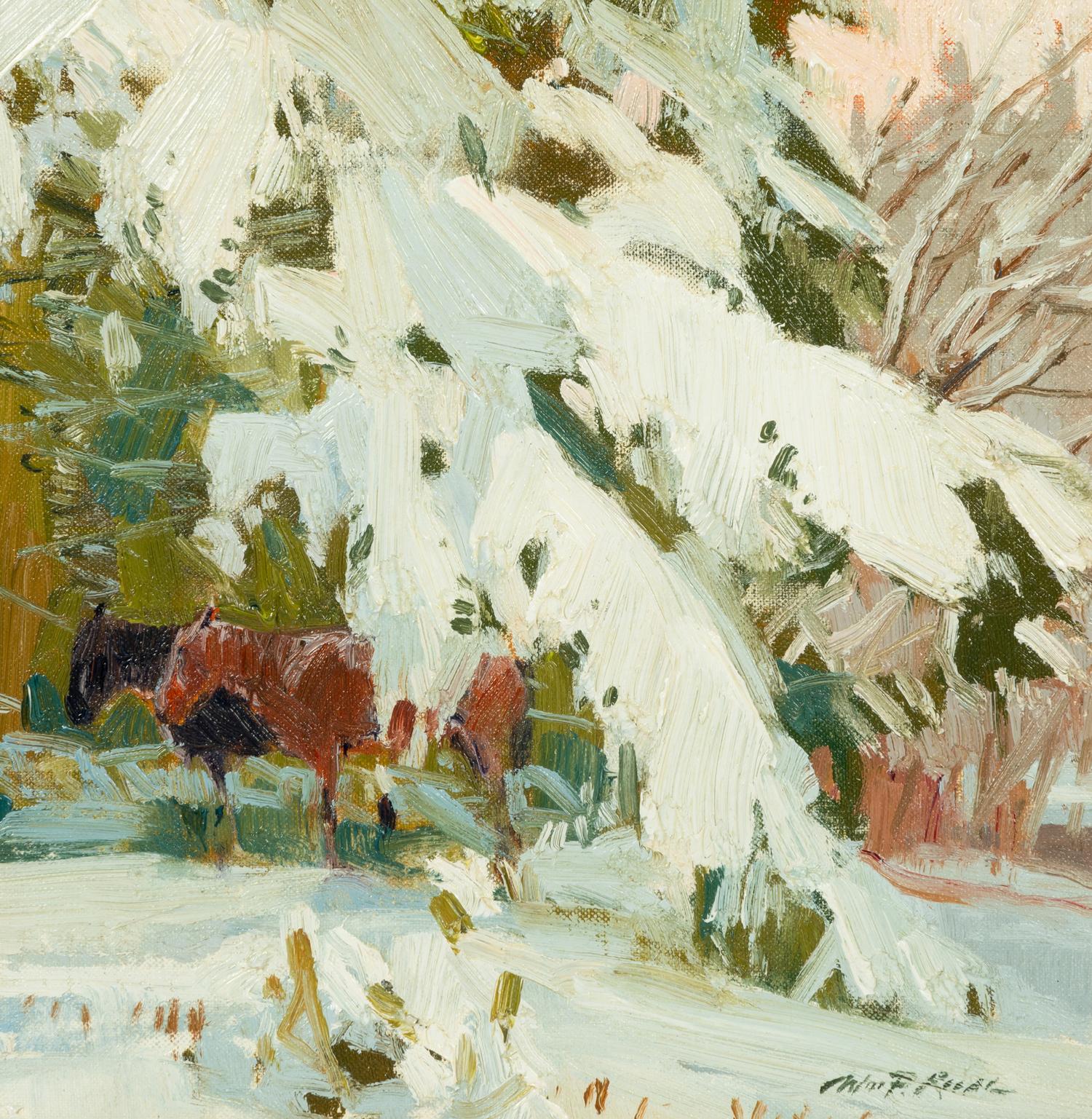 Four Works: Coming Storm, Shelter, As Brooke Make Rivers and Stormy Landscape