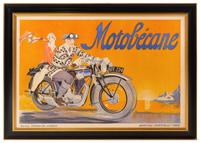 Geo (Georges H.) Ham (French, 1900–1972) Motobécane poster…