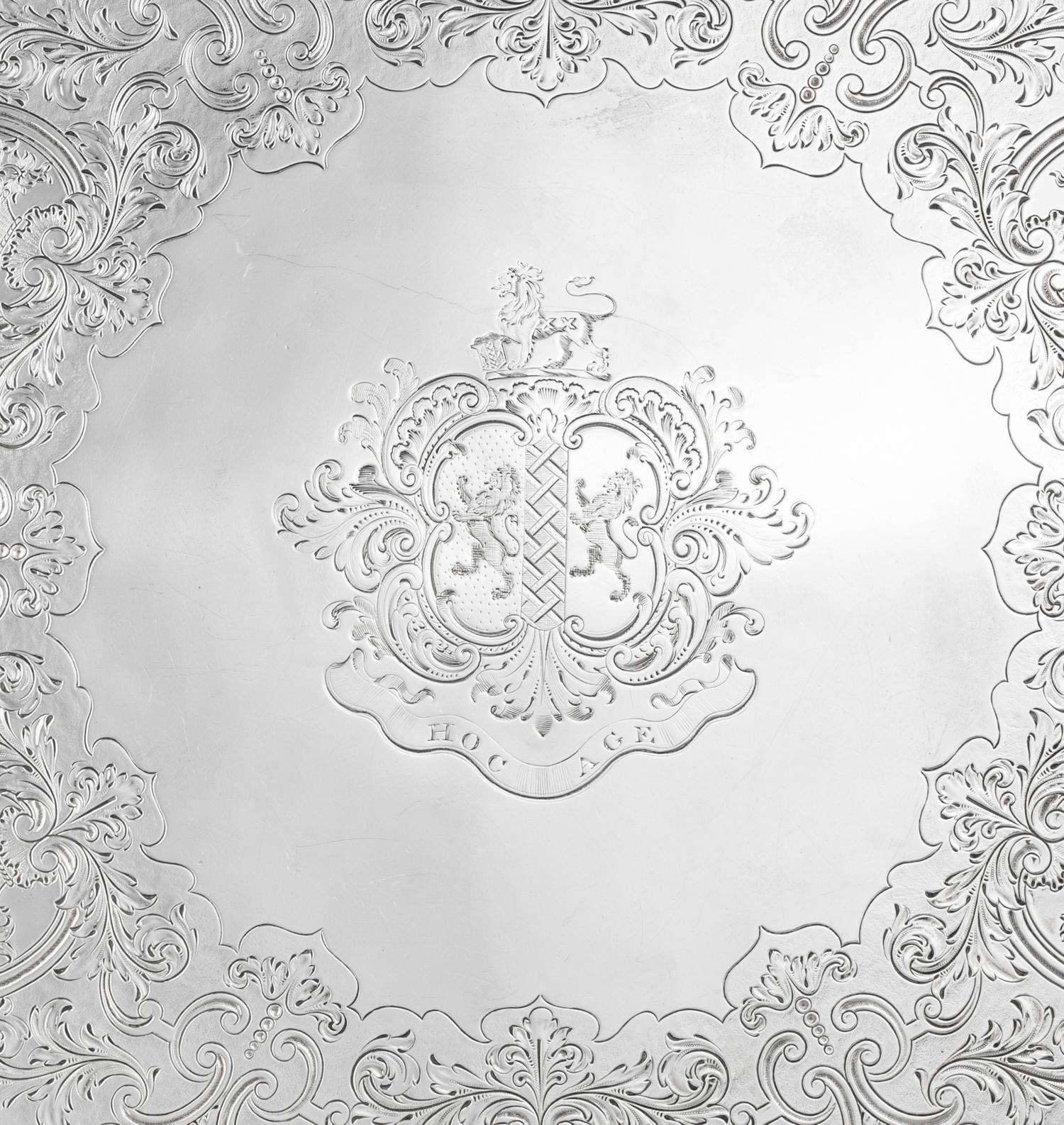 A Paul Storr Silver Tray