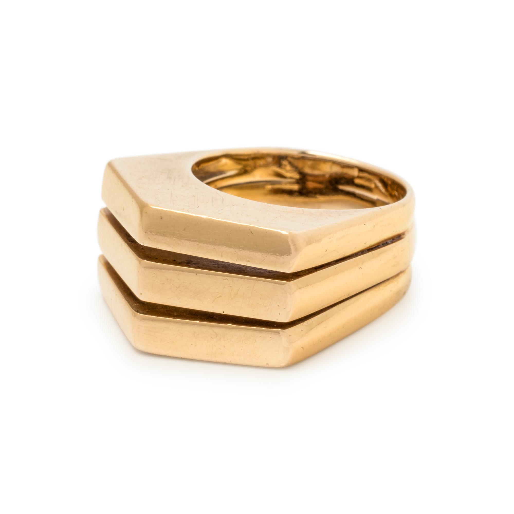 YELLOW GOLD RING